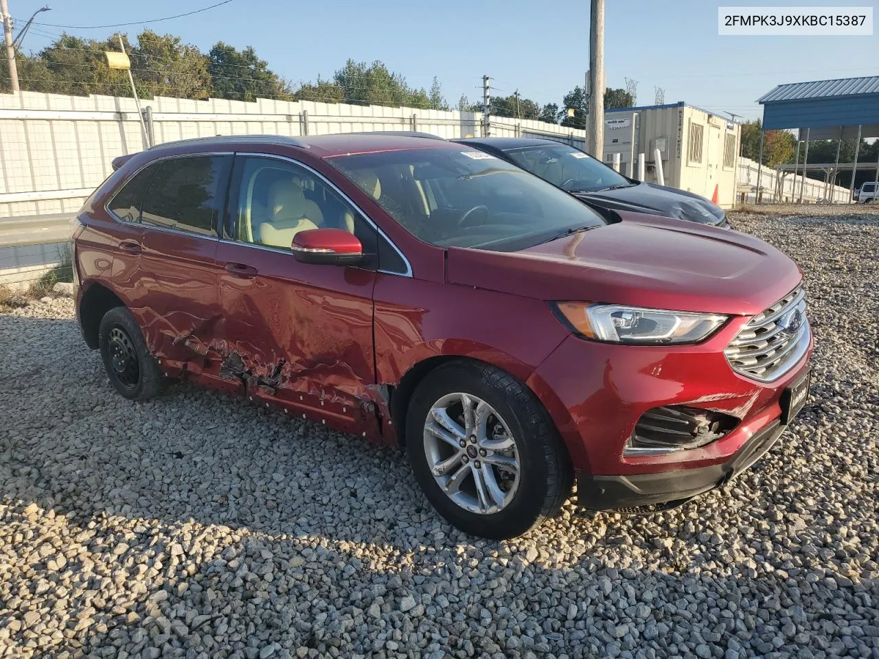 2FMPK3J9XKBC15387 2019 Ford Edge Sel