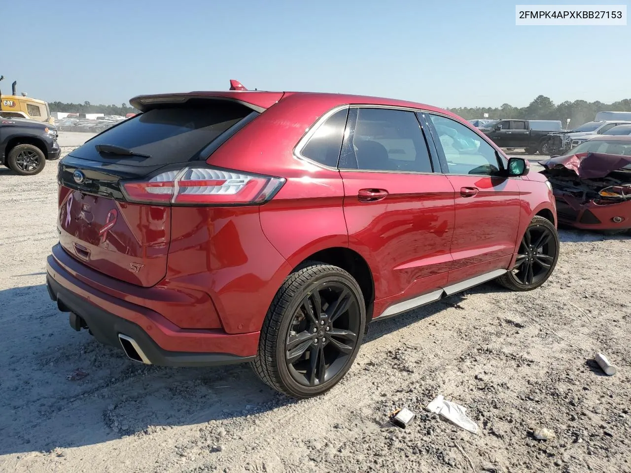 2019 Ford Edge St VIN: 2FMPK4APXKBB27153 Lot: 75365264