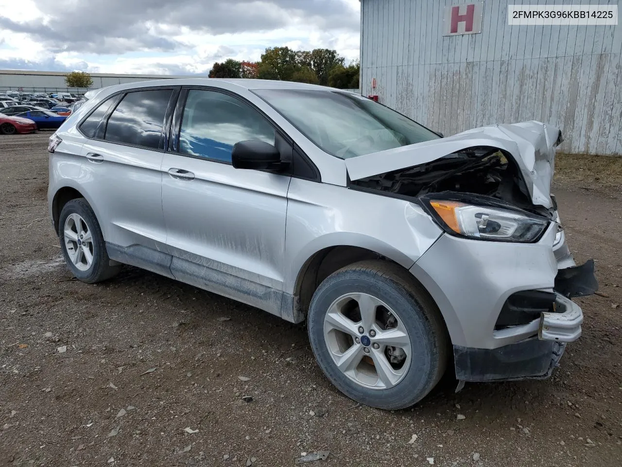 2019 Ford Edge Se VIN: 2FMPK3G96KBB14225 Lot: 75496324