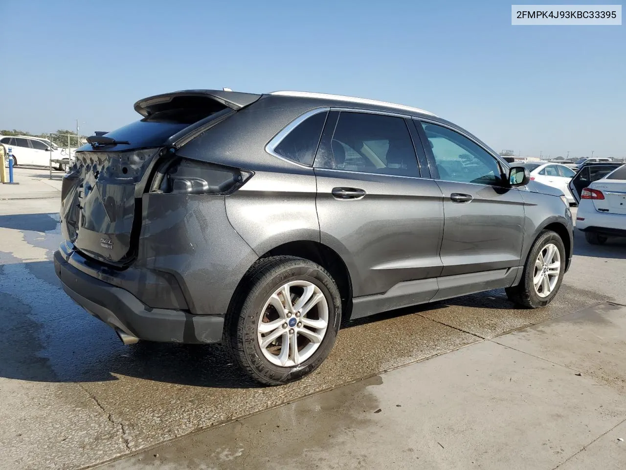 2019 Ford Edge Sel VIN: 2FMPK4J93KBC33395 Lot: 75611004