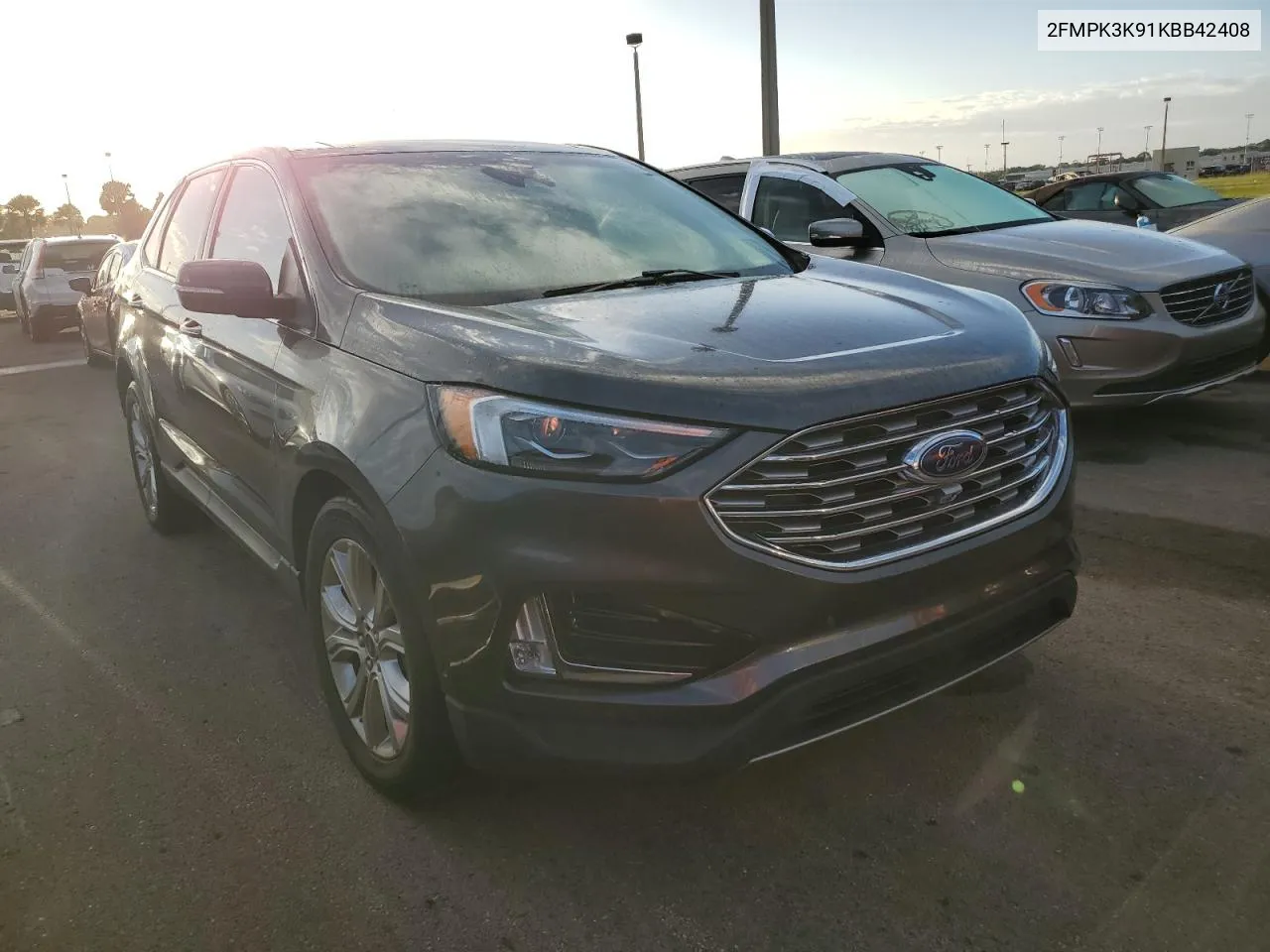 2019 Ford Edge Titanium VIN: 2FMPK3K91KBB42408 Lot: 75637504