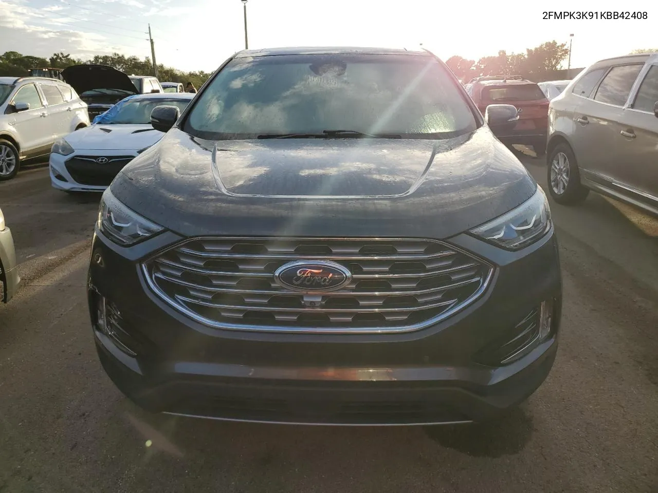 2019 Ford Edge Titanium VIN: 2FMPK3K91KBB42408 Lot: 75637504