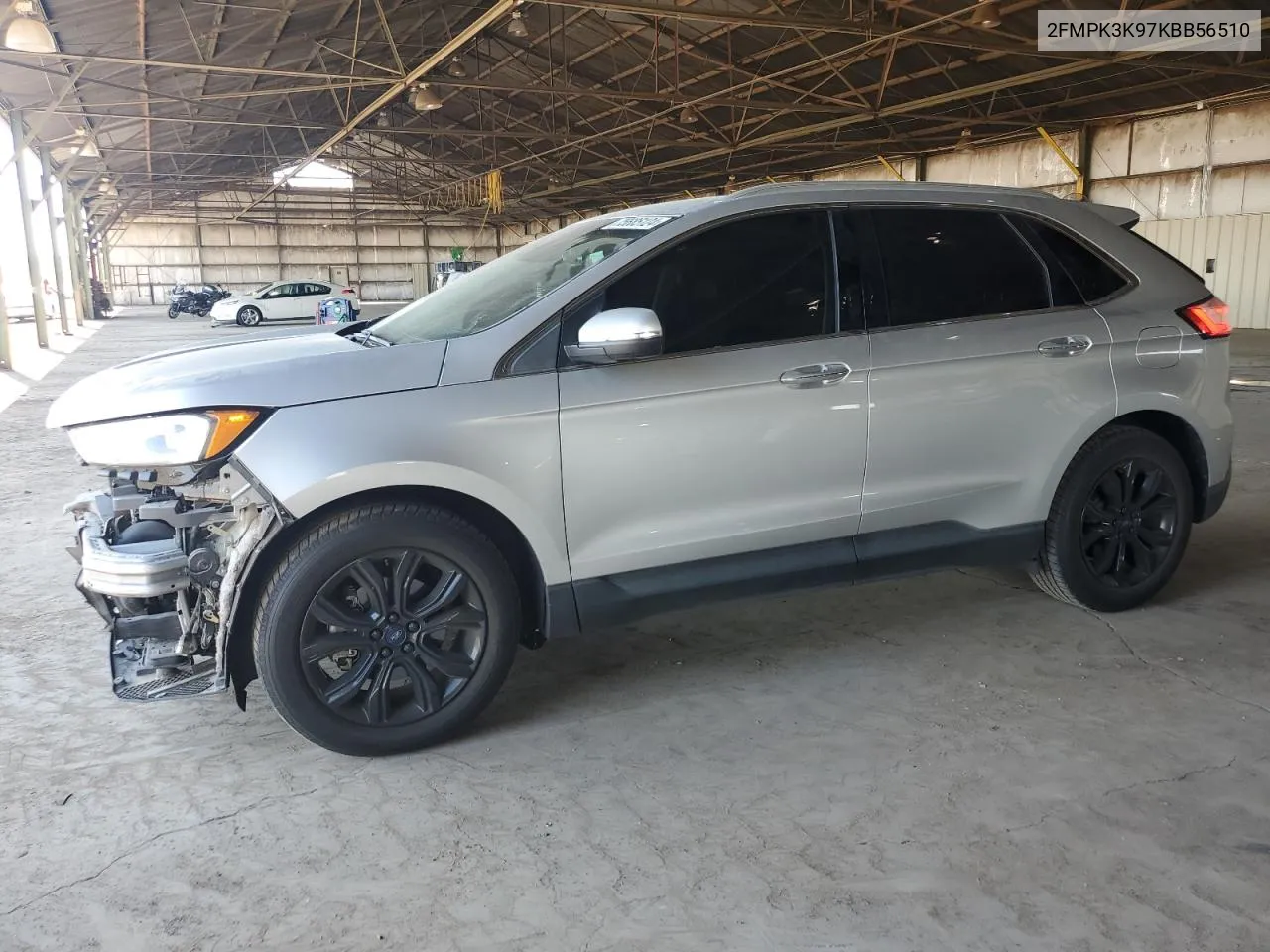 2019 Ford Edge Titanium VIN: 2FMPK3K97KBB56510 Lot: 75685124