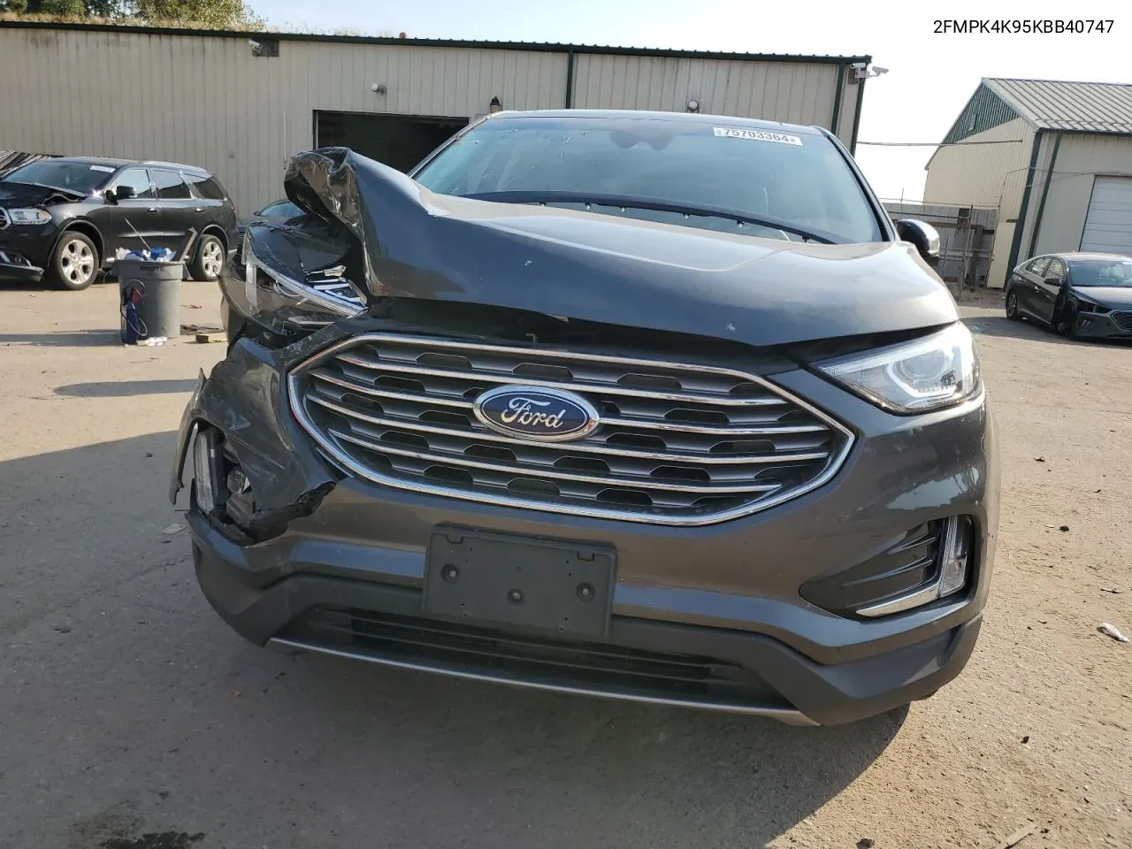 2FMPK4K95KBB40747 2019 Ford Edge Titanium