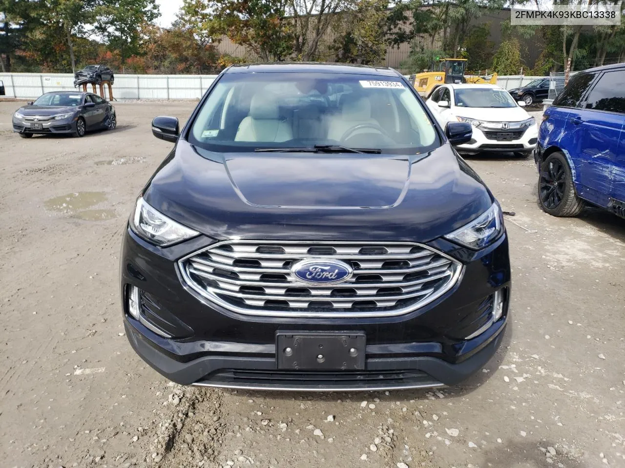 2019 Ford Edge Titanium VIN: 2FMPK4K93KBC13338 Lot: 75913934