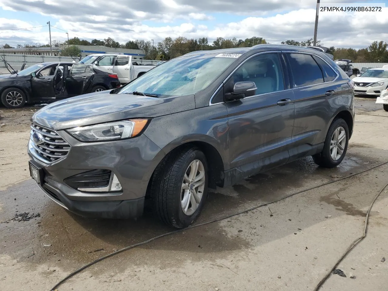 2019 Ford Edge Sel VIN: 2FMPK4J99KBB63272 Lot: 76006224