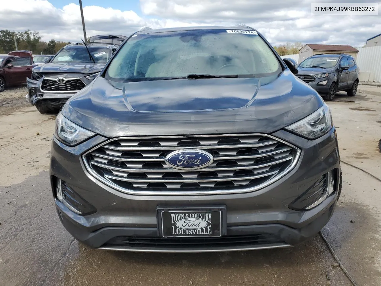 2019 Ford Edge Sel VIN: 2FMPK4J99KBB63272 Lot: 76006224