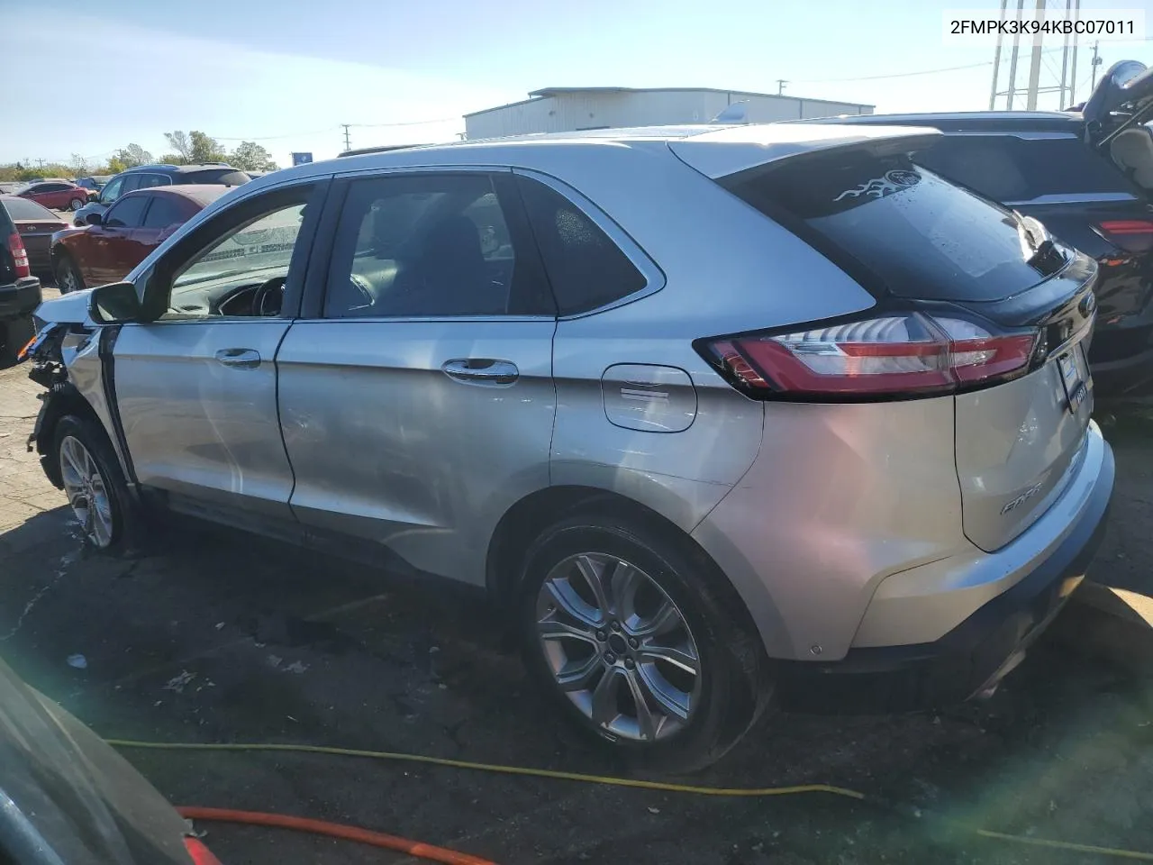 2019 Ford Edge Titanium VIN: 2FMPK3K94KBC07011 Lot: 76089424