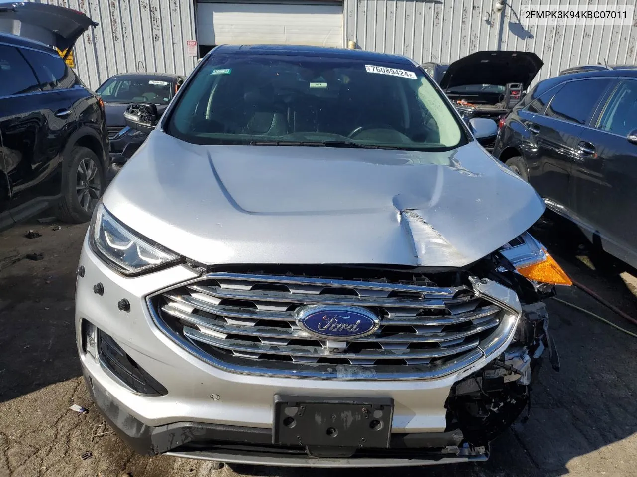 2019 Ford Edge Titanium VIN: 2FMPK3K94KBC07011 Lot: 76089424