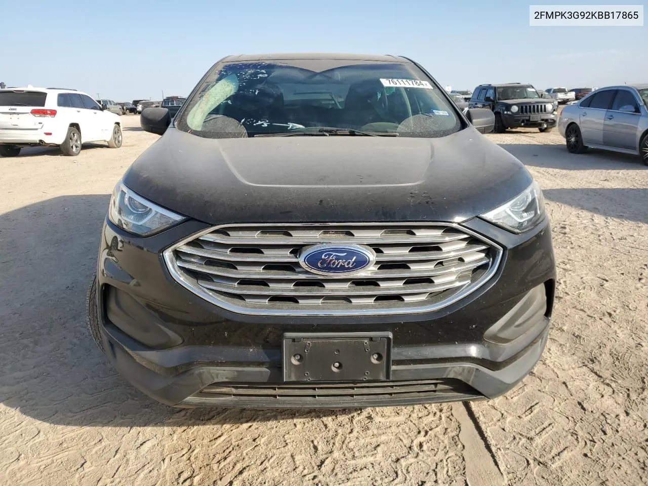 2019 Ford Edge Se VIN: 2FMPK3G92KBB17865 Lot: 76111784