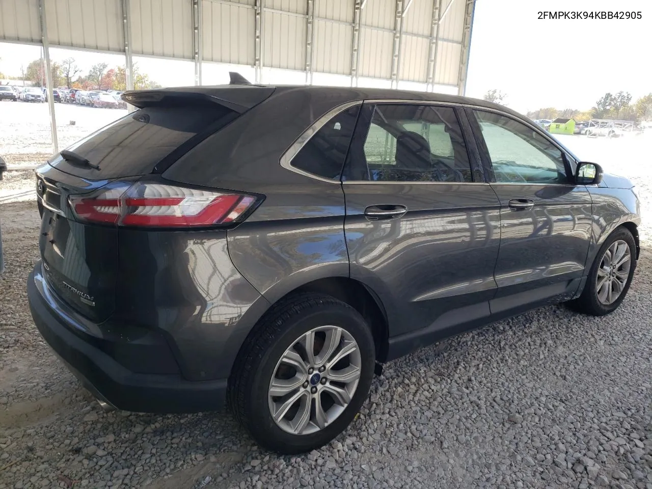 2019 Ford Edge Titanium VIN: 2FMPK3K94KBB42905 Lot: 76412444