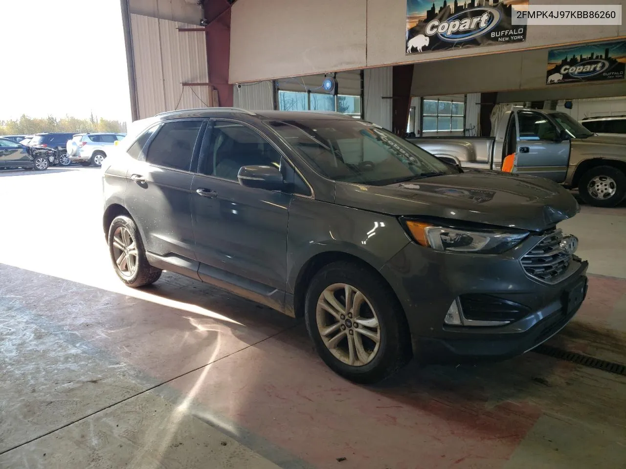 2019 Ford Edge Sel VIN: 2FMPK4J97KBB86260 Lot: 76465094