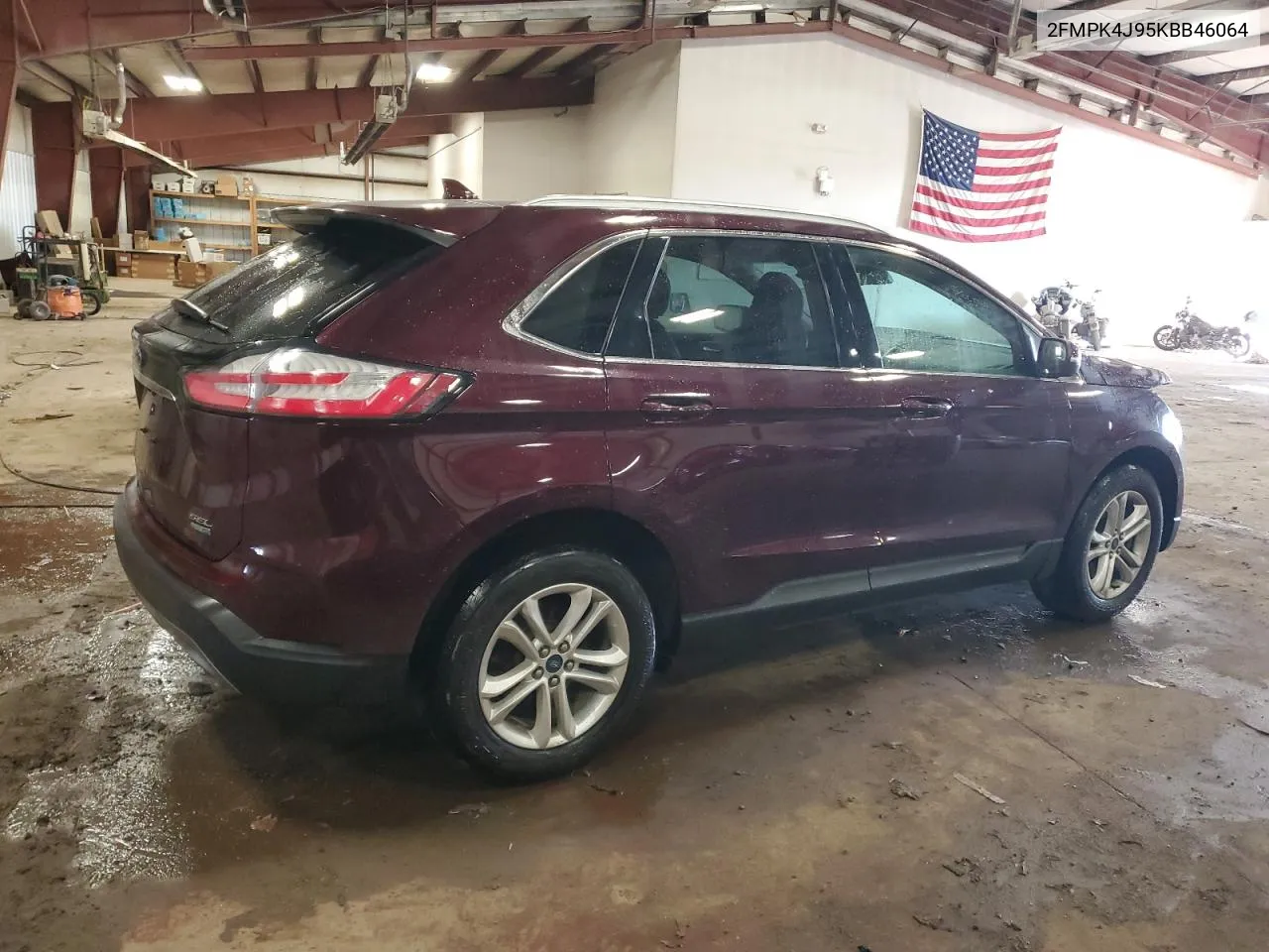 2019 Ford Edge Sel VIN: 2FMPK4J95KBB46064 Lot: 76722934