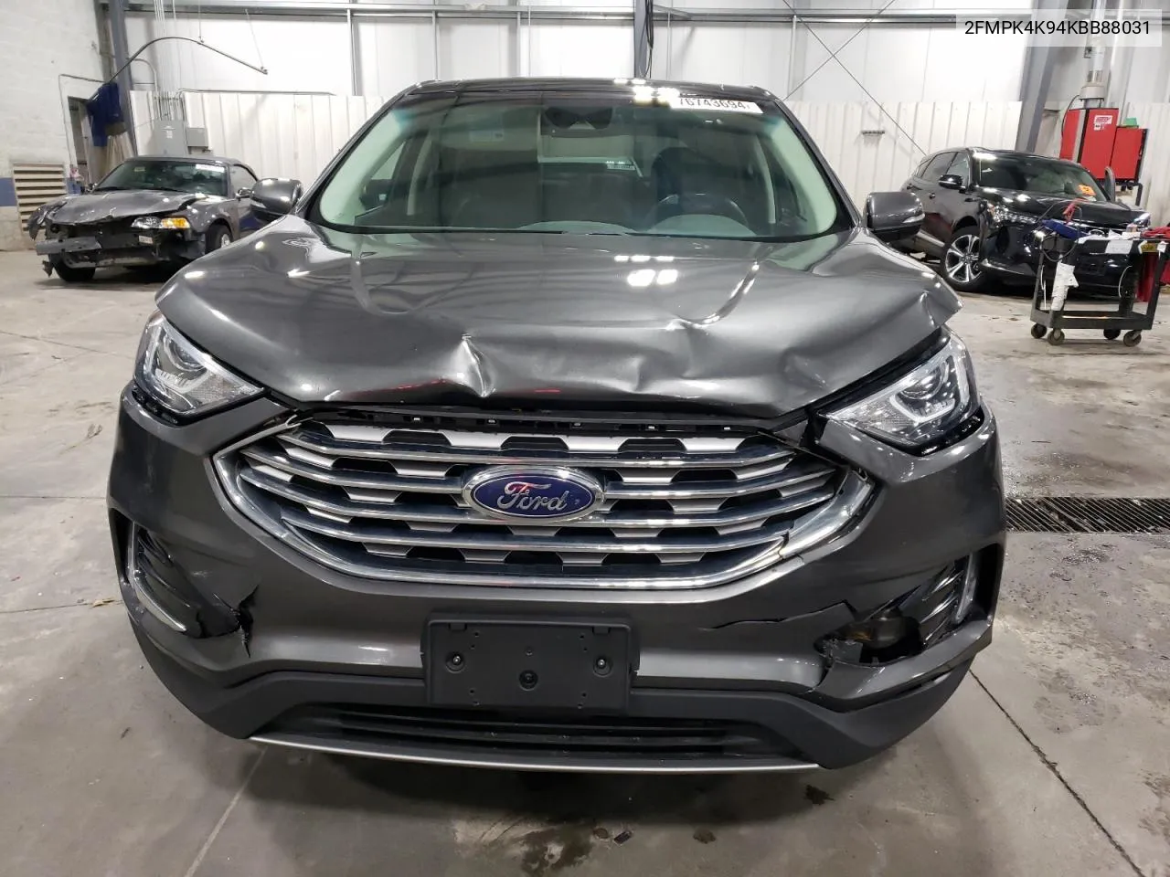 2019 Ford Edge Titanium VIN: 2FMPK4K94KBB88031 Lot: 76743694