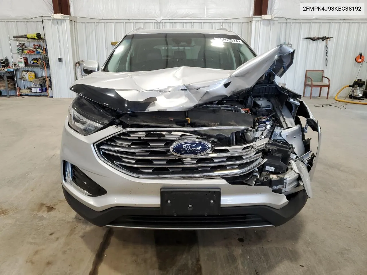 2019 Ford Edge Sel VIN: 2FMPK4J93KBC38192 Lot: 76893324