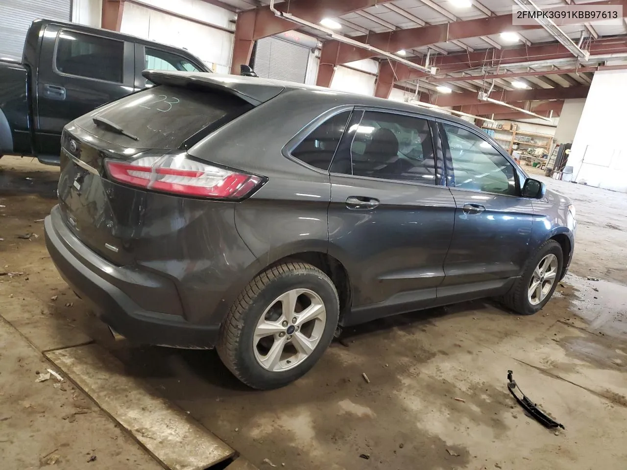 2019 Ford Edge Se VIN: 2FMPK3G91KBB97613 Lot: 76998914