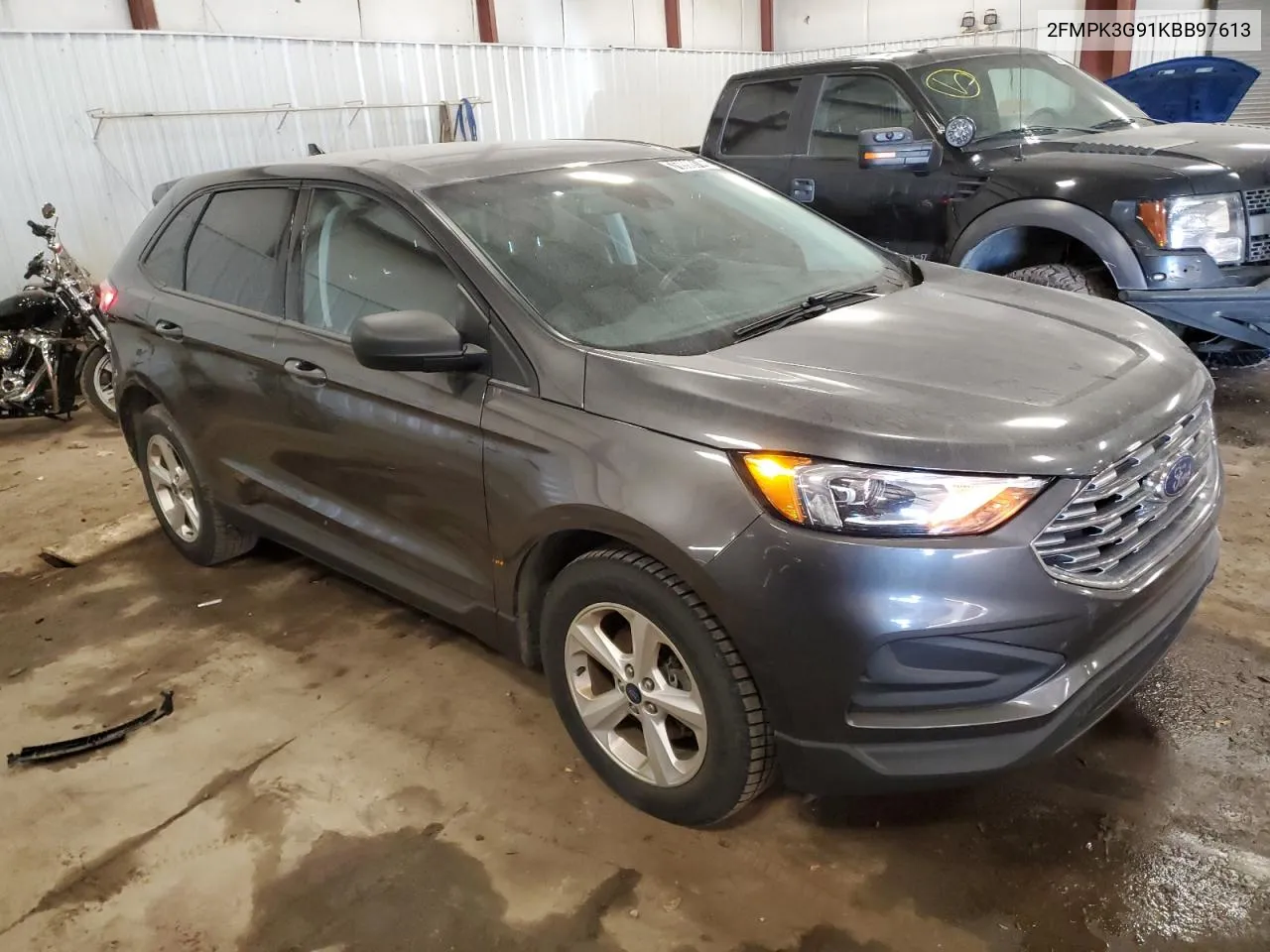 2019 Ford Edge Se VIN: 2FMPK3G91KBB97613 Lot: 76998914