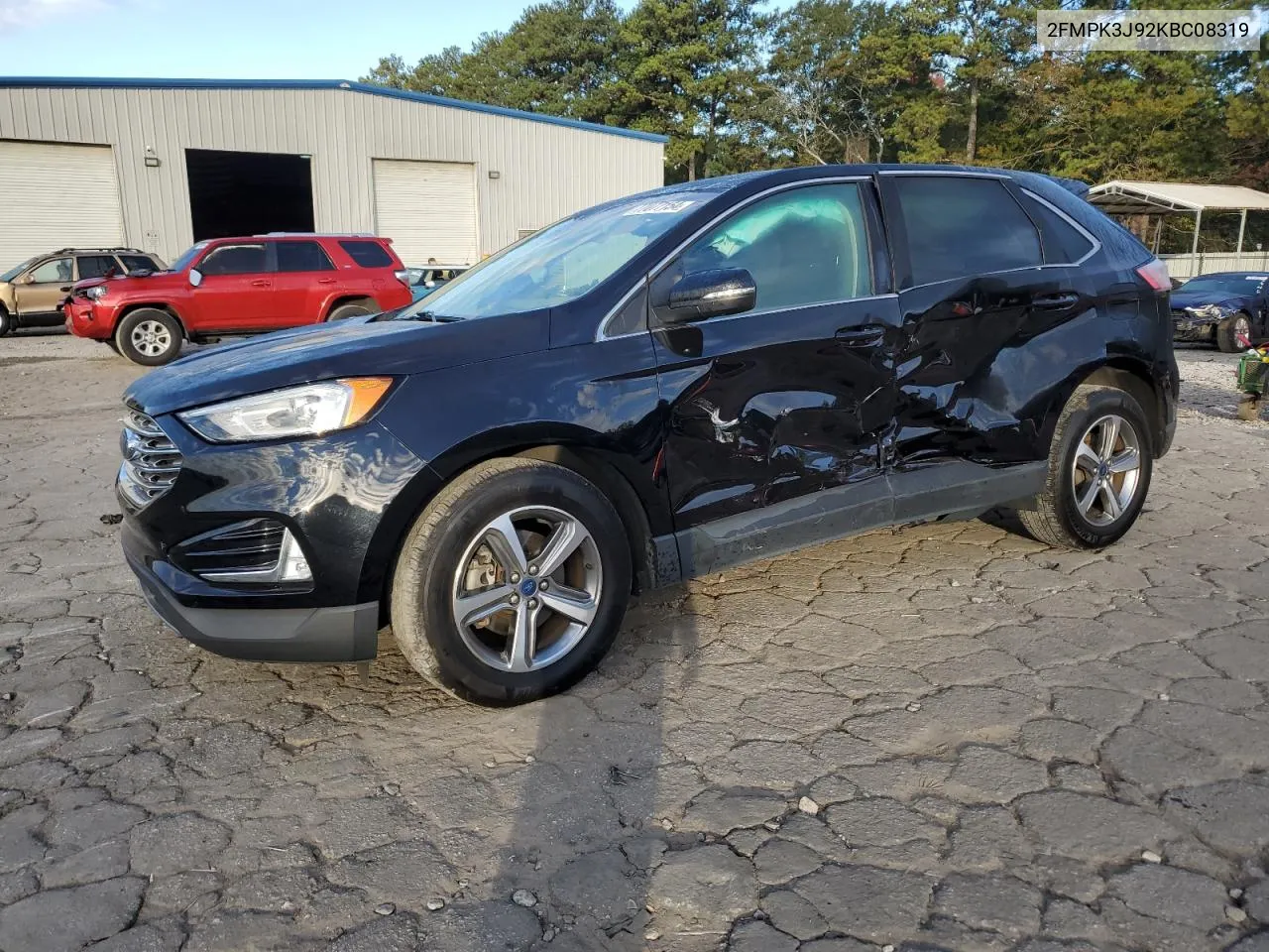 2019 Ford Edge Sel VIN: 2FMPK3J92KBC08319 Lot: 77077154