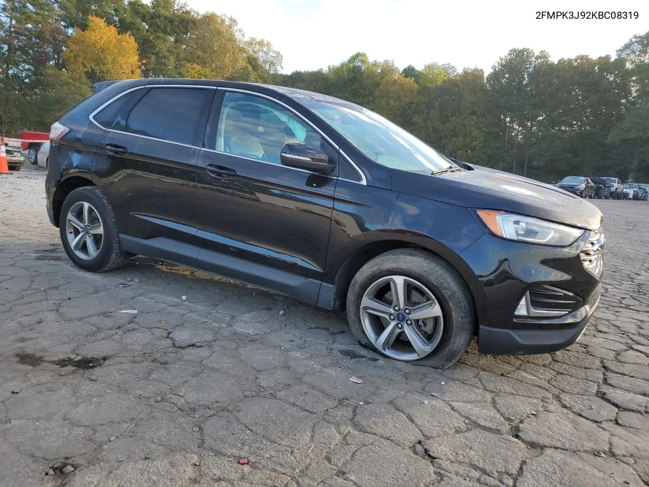 2019 Ford Edge Sel VIN: 2FMPK3J92KBC08319 Lot: 77077154