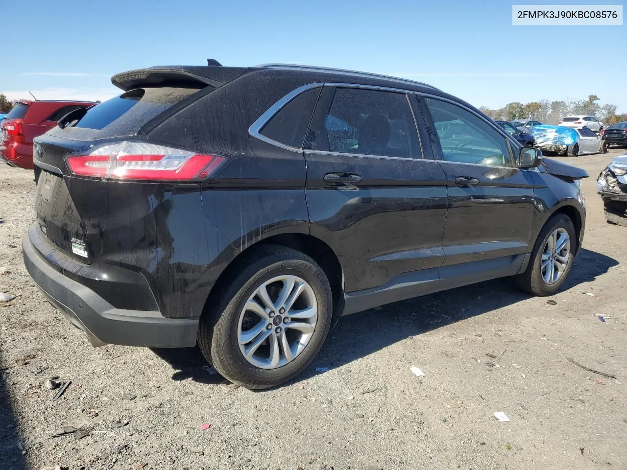 2019 Ford Edge Sel VIN: 2FMPK3J90KBC08576 Lot: 77268564