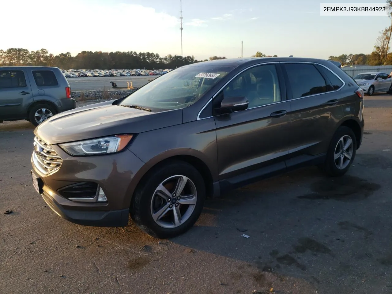 2019 Ford Edge Sel VIN: 2FMPK3J93KBB44923 Lot: 77282954