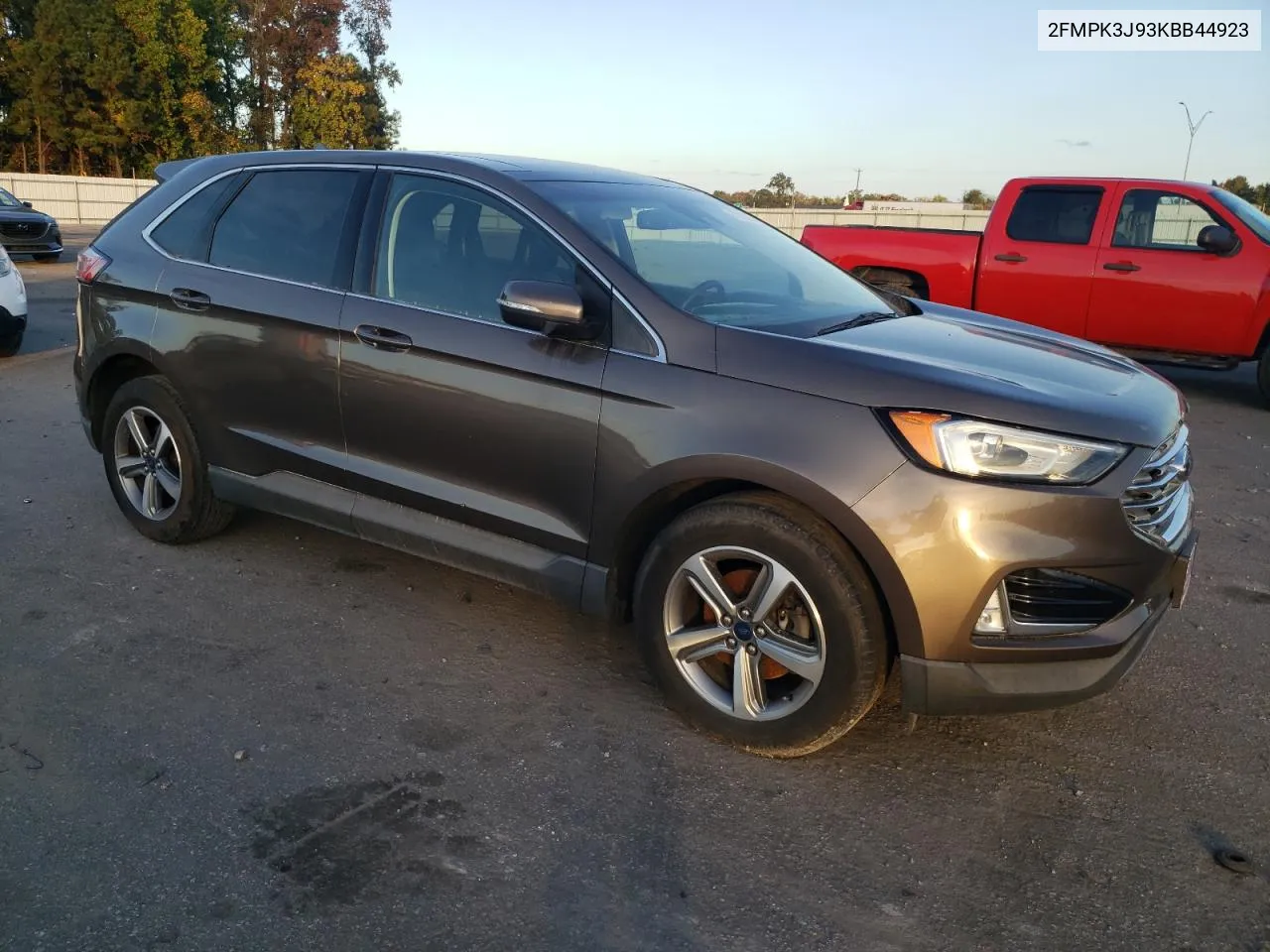 2019 Ford Edge Sel VIN: 2FMPK3J93KBB44923 Lot: 77282954