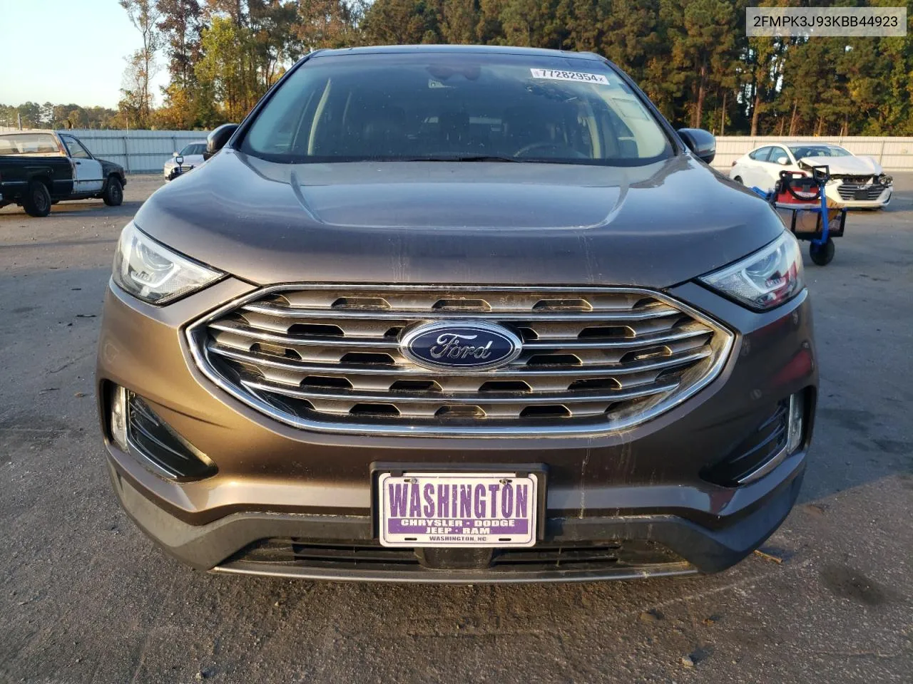 2019 Ford Edge Sel VIN: 2FMPK3J93KBB44923 Lot: 77282954