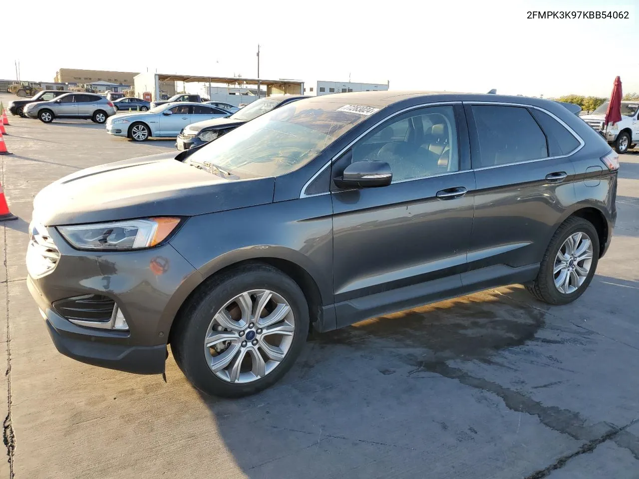 2019 Ford Edge Titanium VIN: 2FMPK3K97KBB54062 Lot: 77283024