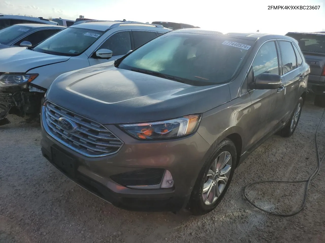 2019 Ford Edge Titanium VIN: 2FMPK4K9XKBC23607 Lot: 77440574