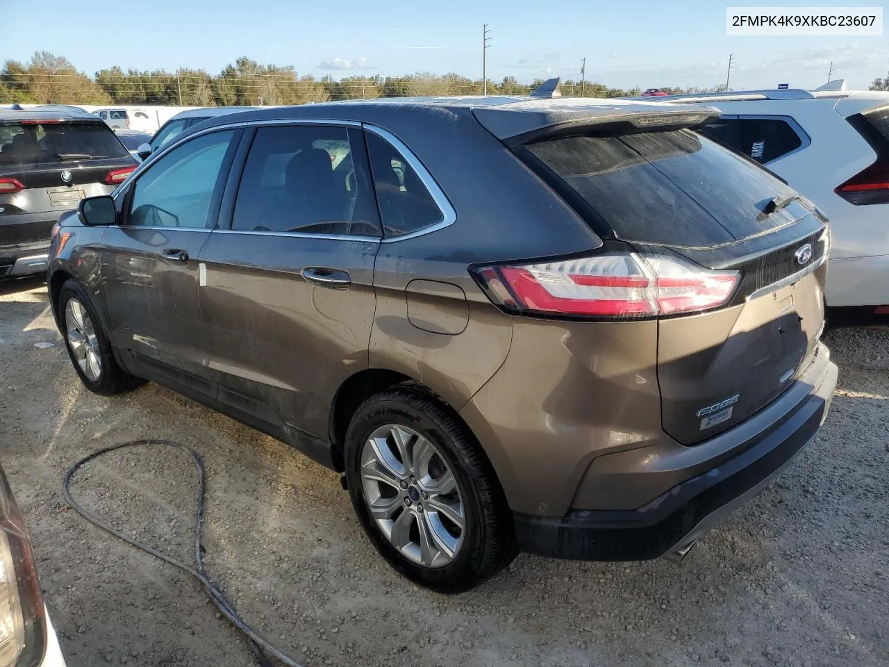 2019 Ford Edge Titanium VIN: 2FMPK4K9XKBC23607 Lot: 77440574