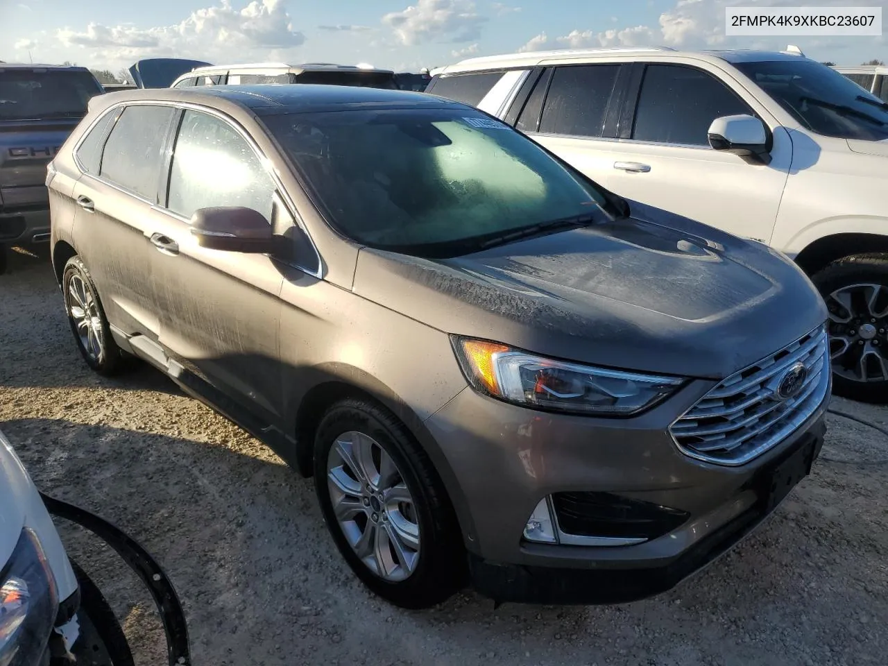 2019 Ford Edge Titanium VIN: 2FMPK4K9XKBC23607 Lot: 77440574