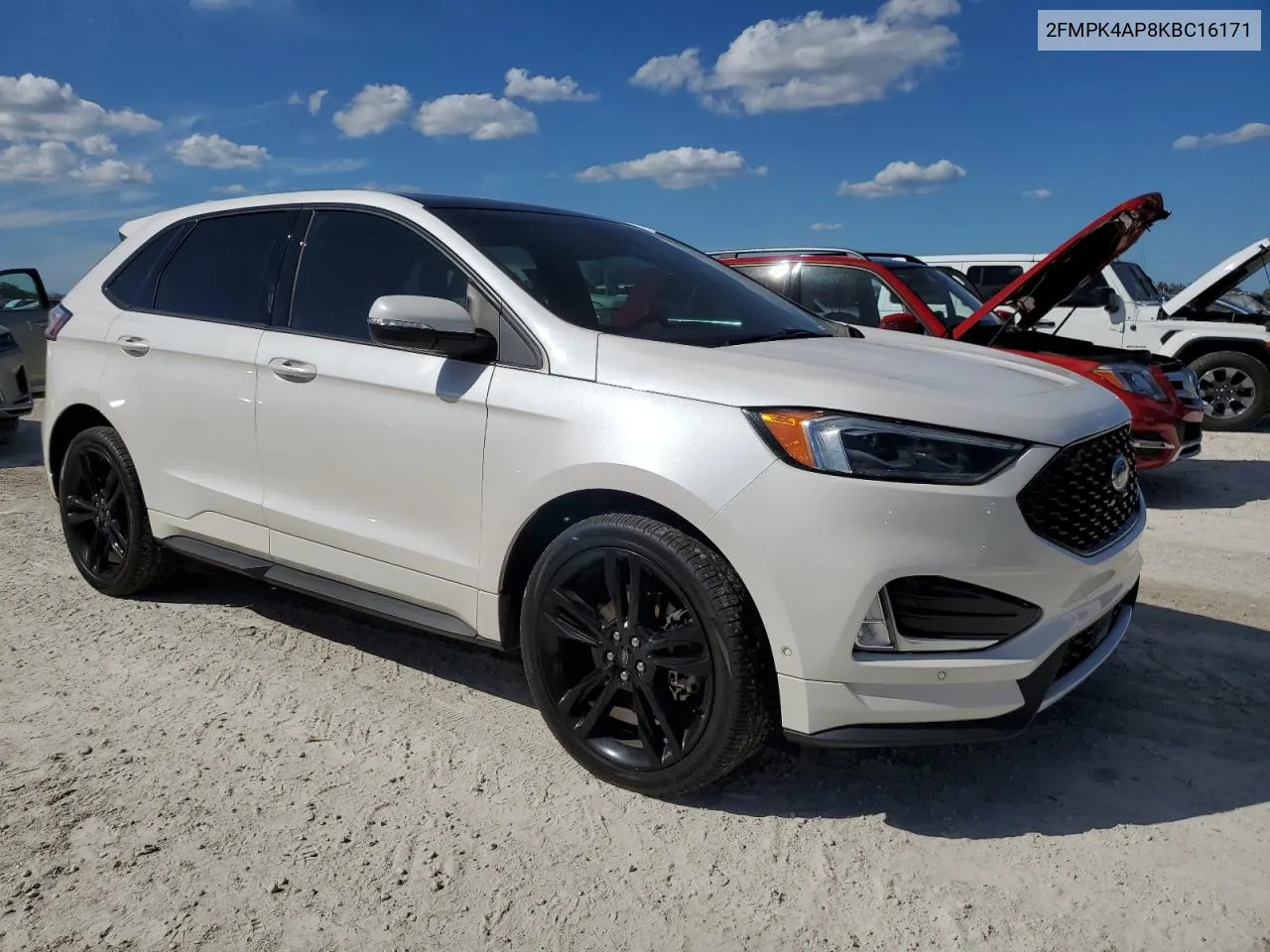 2019 Ford Edge St VIN: 2FMPK4AP8KBC16171 Lot: 77446574