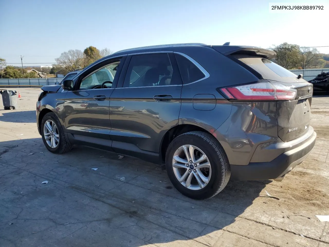 2019 Ford Edge Sel VIN: 2FMPK3J98KBB89792 Lot: 77475264