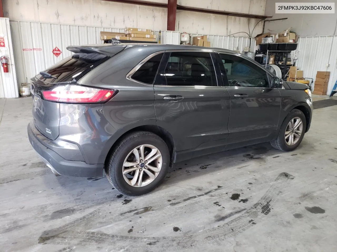 2019 Ford Edge Sel VIN: 2FMPK3J92KBC47606 Lot: 77567464