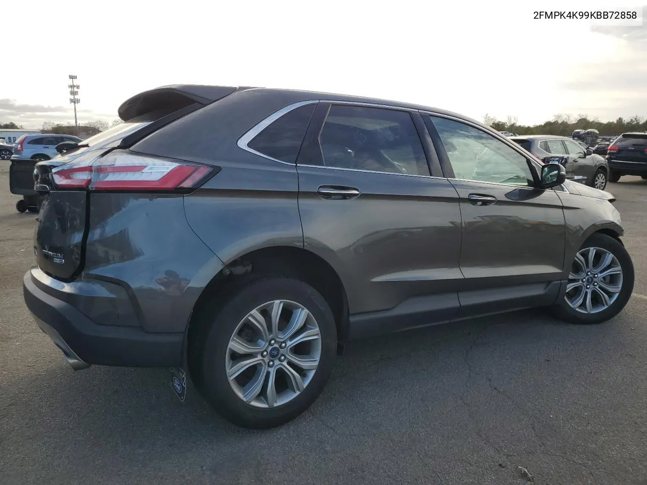 2019 Ford Edge Titanium VIN: 2FMPK4K99KBB72858 Lot: 77585094