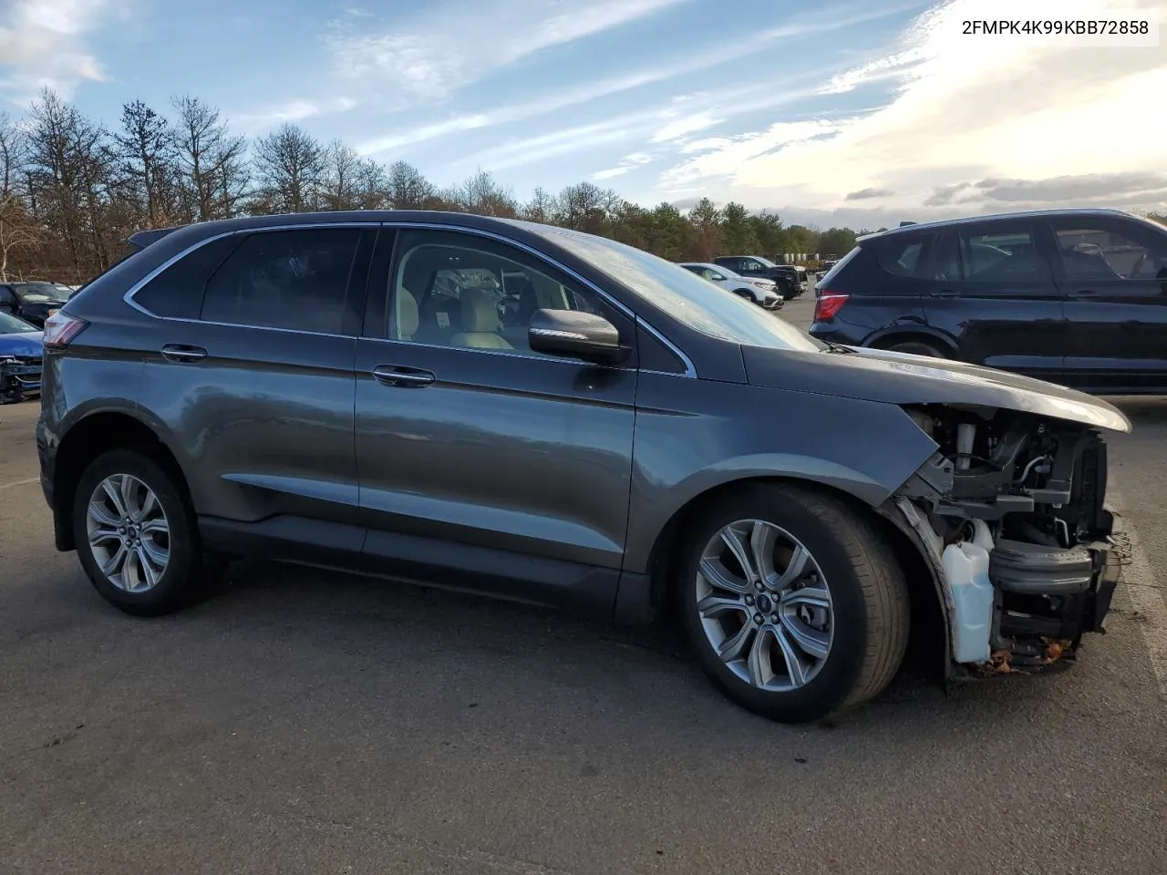 2019 Ford Edge Titanium VIN: 2FMPK4K99KBB72858 Lot: 77585094