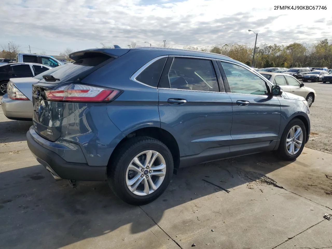 2019 Ford Edge Sel VIN: 2FMPK4J90KBC67746 Lot: 77913604