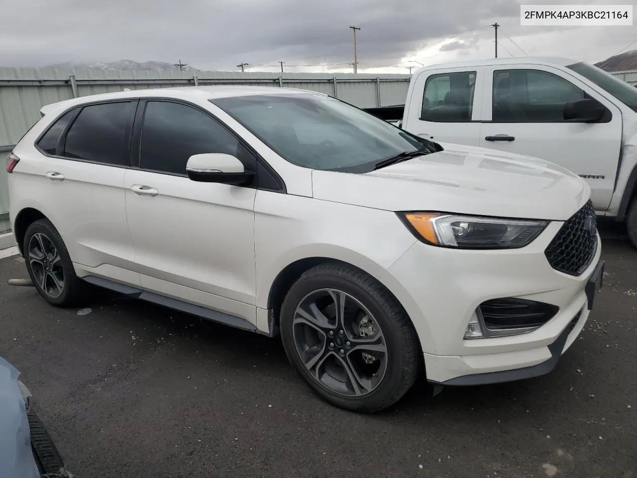 2019 Ford Edge St VIN: 2FMPK4AP3KBC21164 Lot: 77958914