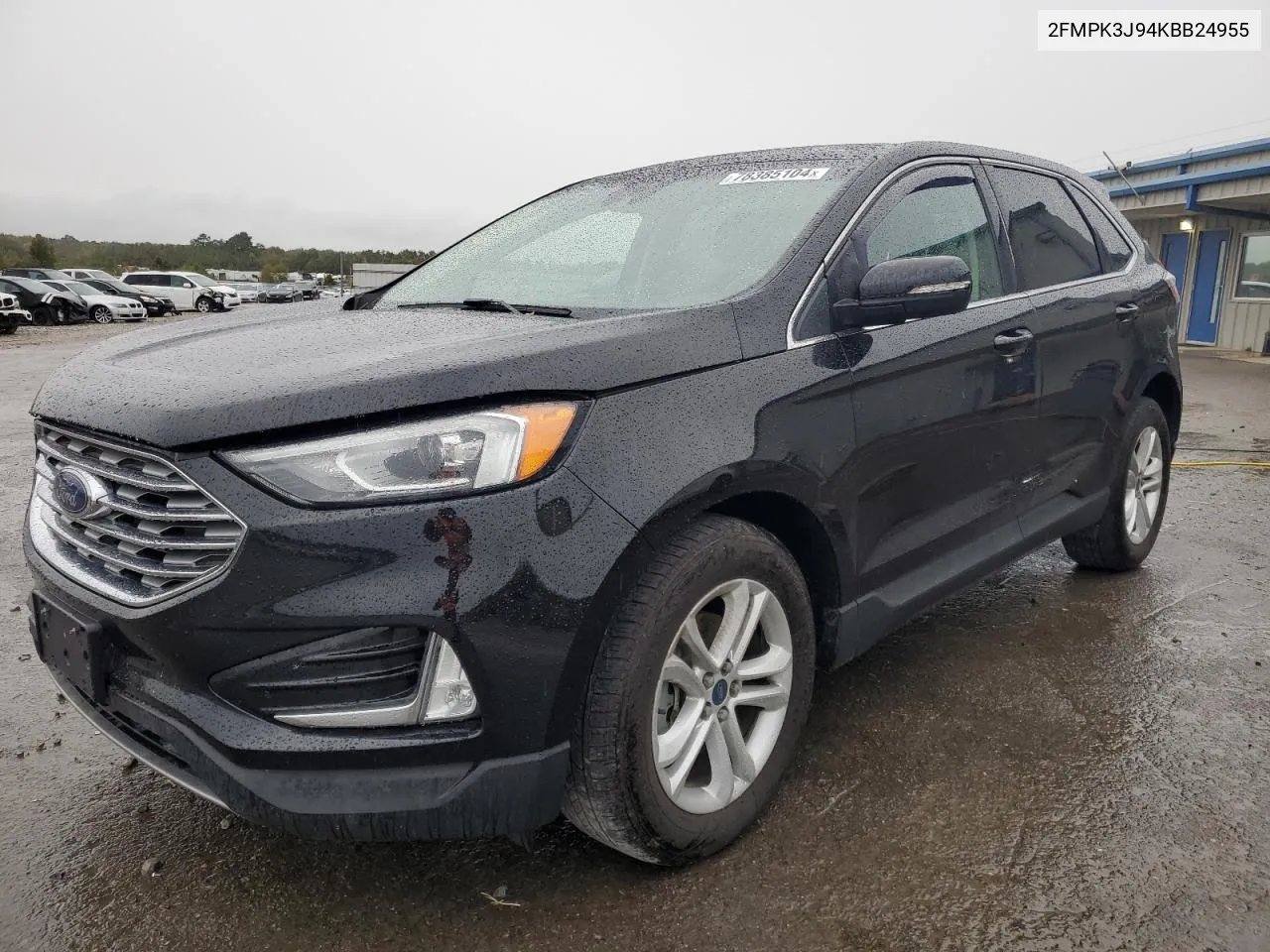 2019 Ford Edge Sel VIN: 2FMPK3J94KBB24955 Lot: 78385104