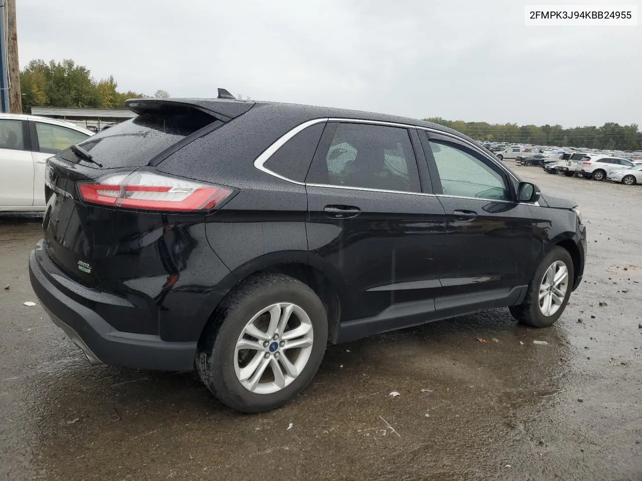 2019 Ford Edge Sel VIN: 2FMPK3J94KBB24955 Lot: 78385104