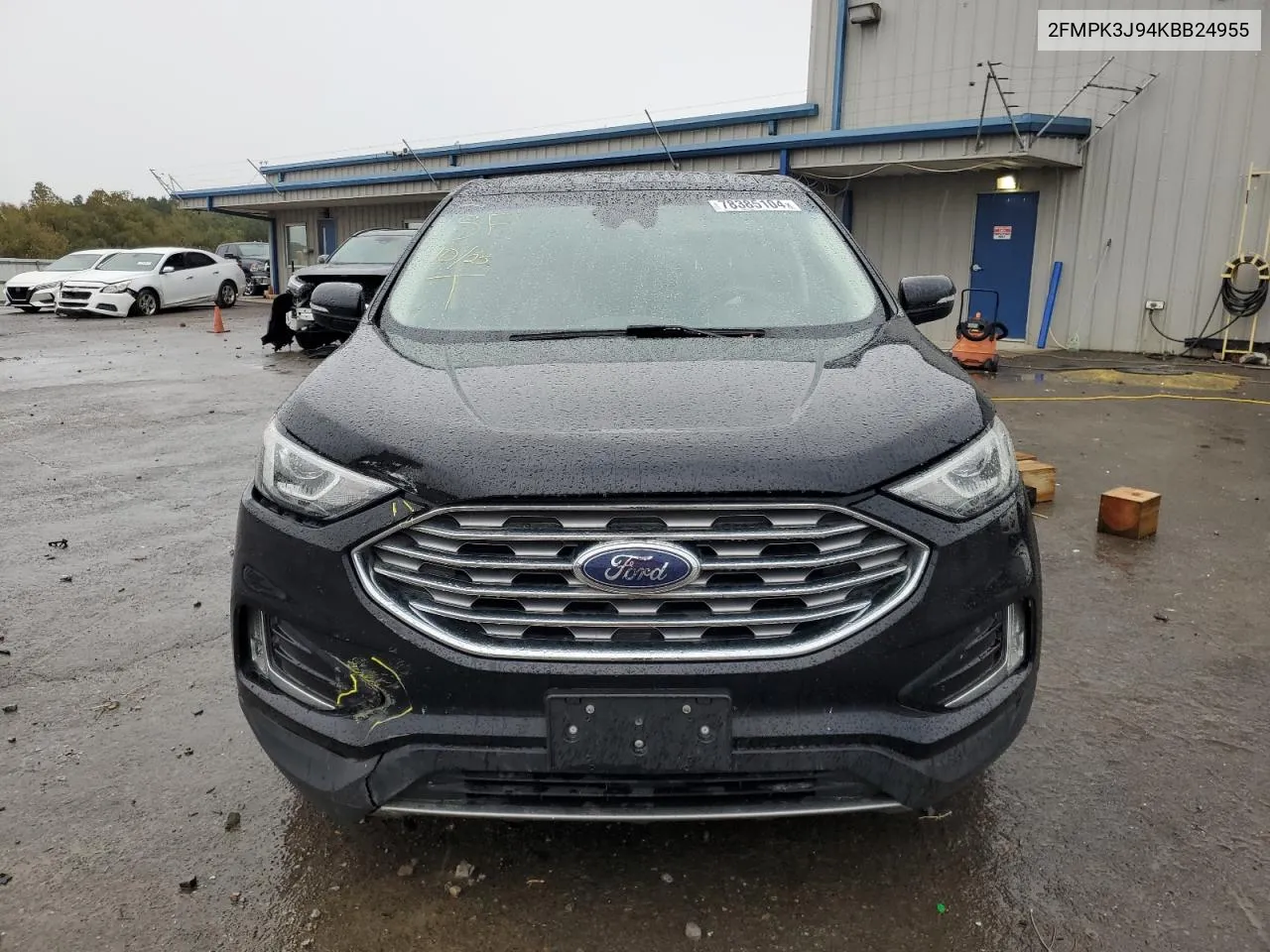 2019 Ford Edge Sel VIN: 2FMPK3J94KBB24955 Lot: 78385104