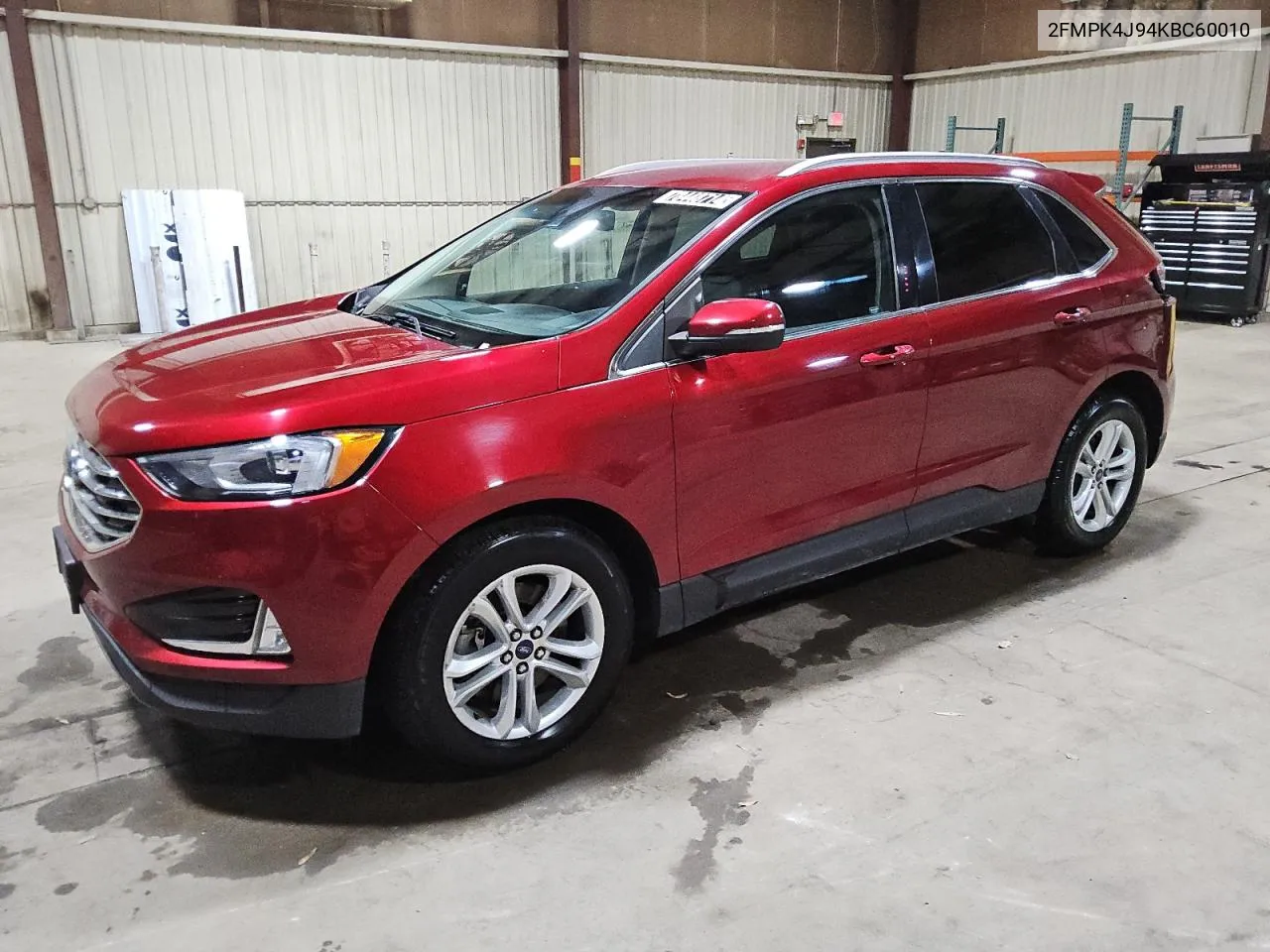 2019 Ford Edge Sel VIN: 2FMPK4J94KBC60010 Lot: 78448714