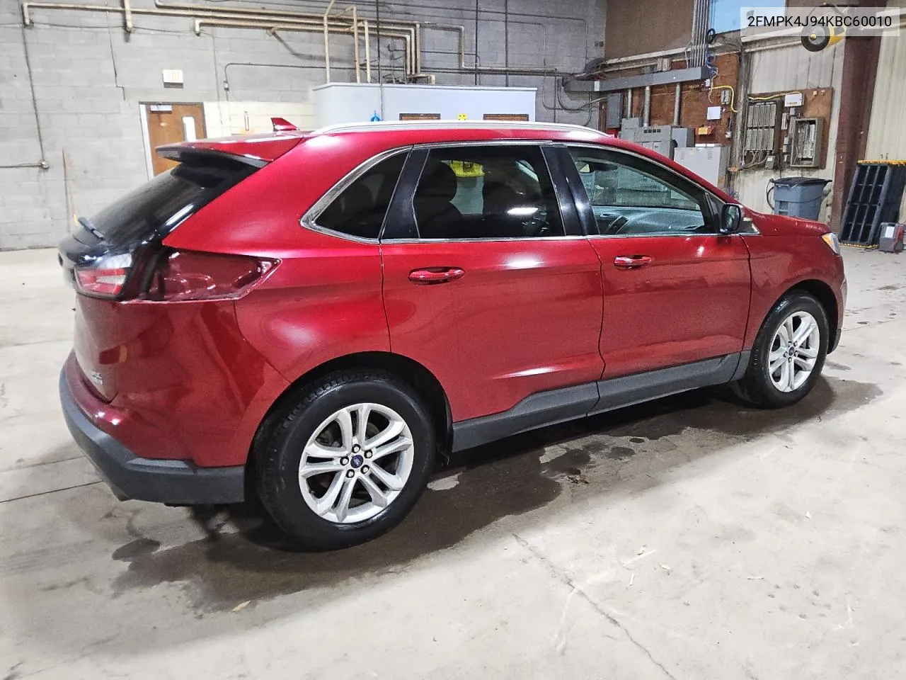 2019 Ford Edge Sel VIN: 2FMPK4J94KBC60010 Lot: 78448714