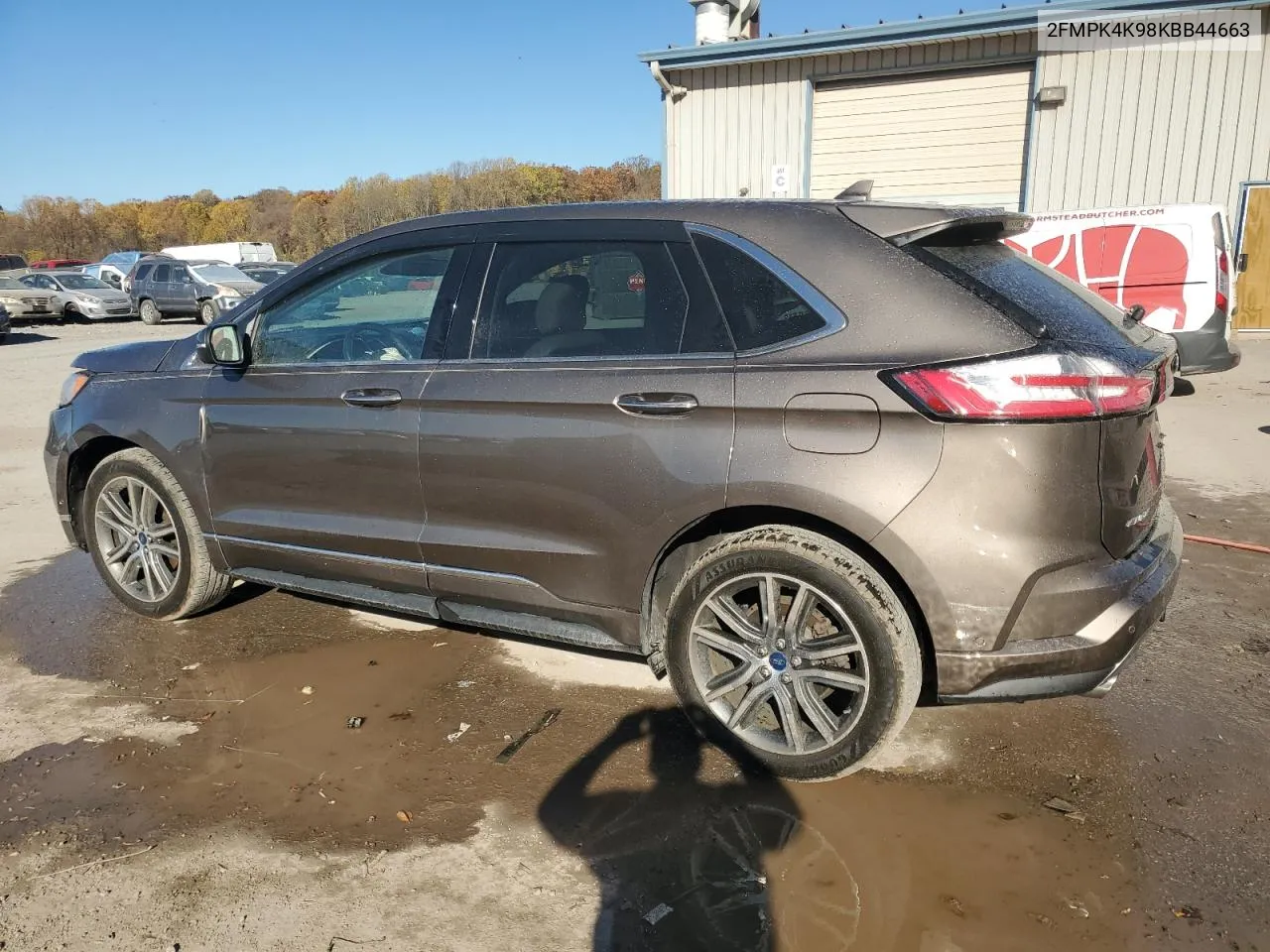 2019 Ford Edge Titanium VIN: 2FMPK4K98KBB44663 Lot: 78583594