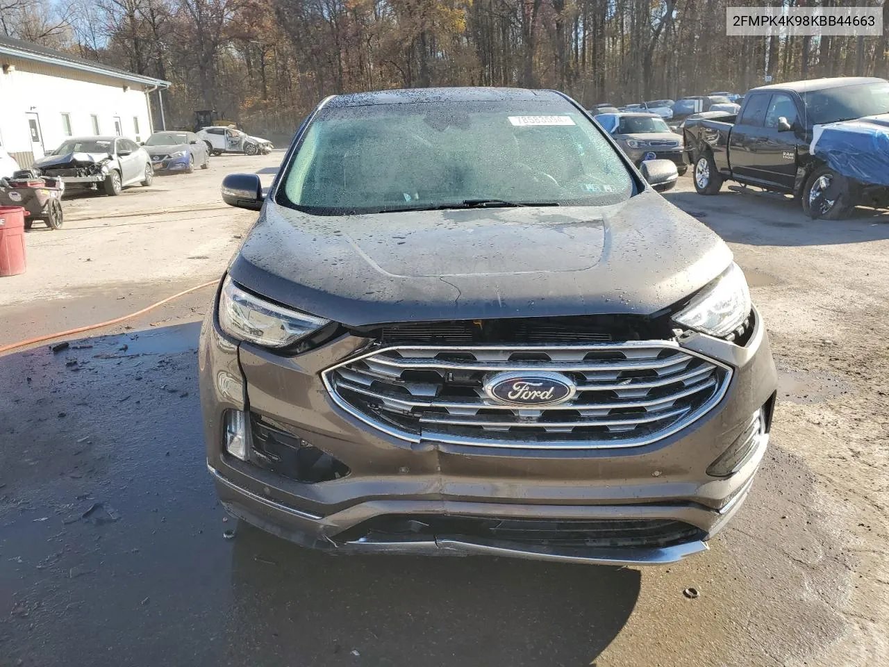 2019 Ford Edge Titanium VIN: 2FMPK4K98KBB44663 Lot: 78583594