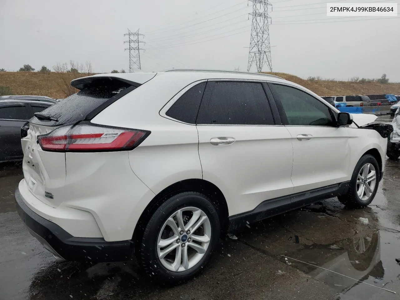 2019 Ford Edge Sel VIN: 2FMPK4J99KBB46634 Lot: 78595714