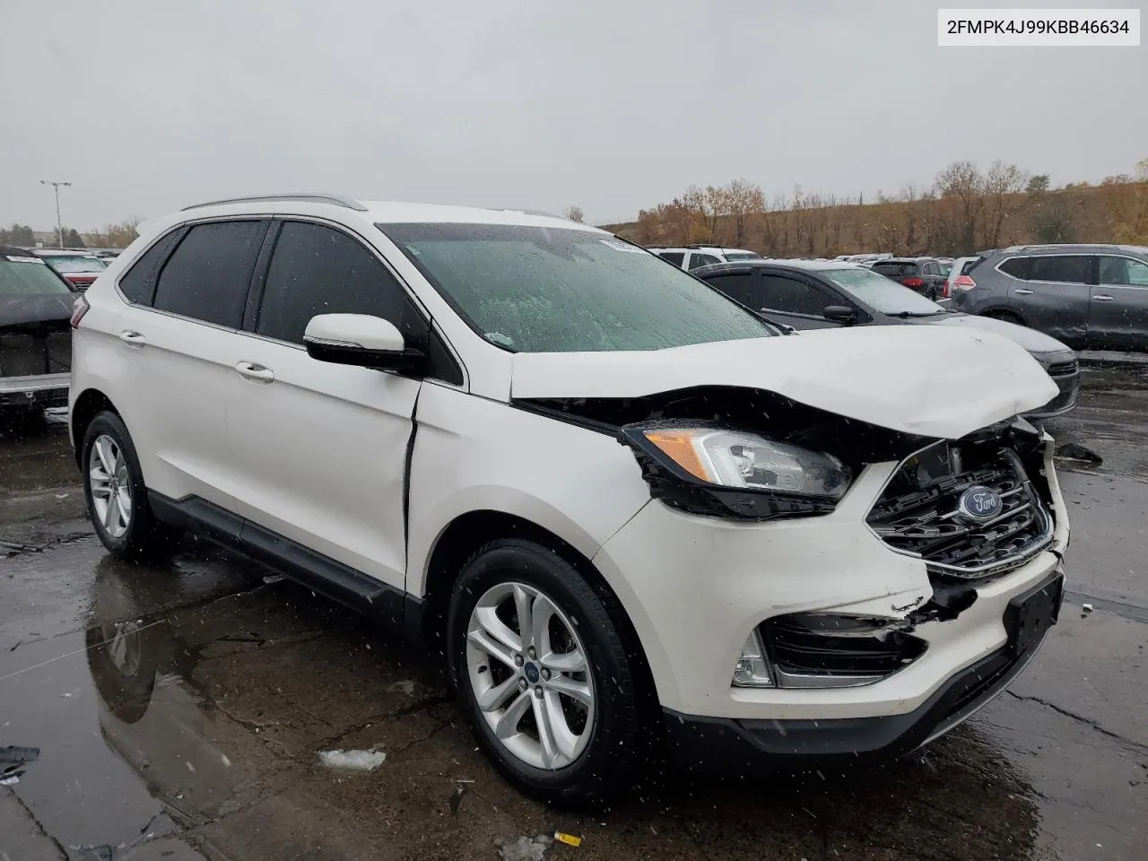 2019 Ford Edge Sel VIN: 2FMPK4J99KBB46634 Lot: 78595714