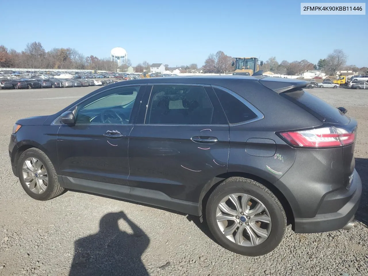 2019 Ford Edge Titanium VIN: 2FMPK4K90KBB11446 Lot: 78733594