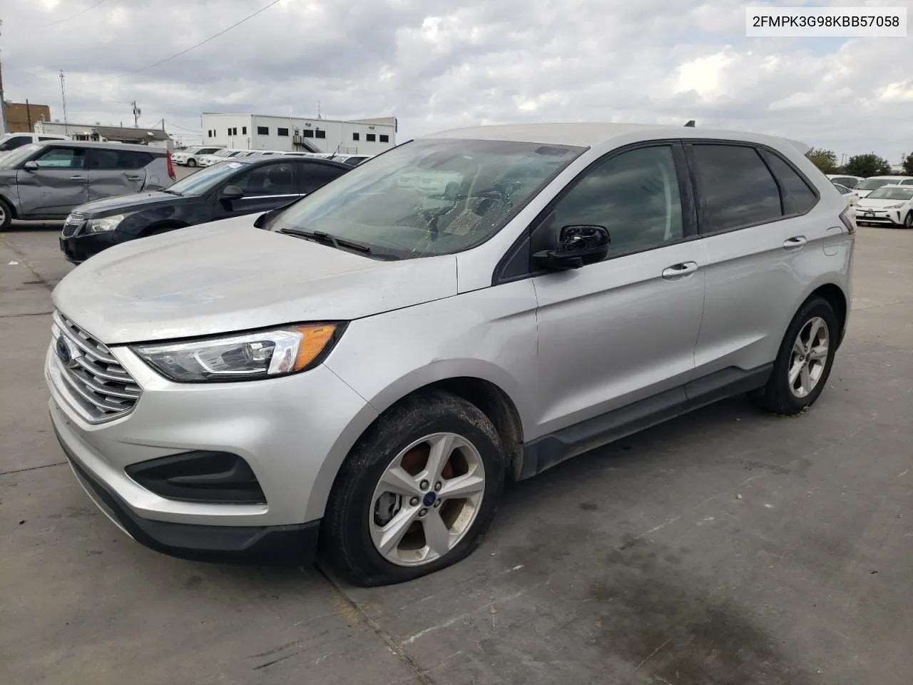 2019 Ford Edge Se VIN: 2FMPK3G98KBB57058 Lot: 78760214