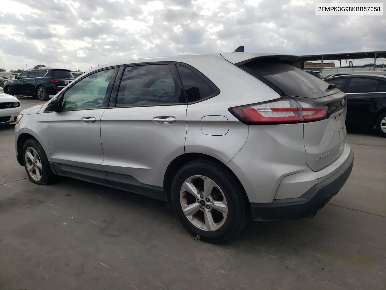 2019 Ford Edge Se VIN: 2FMPK3G98KBB57058 Lot: 78760214